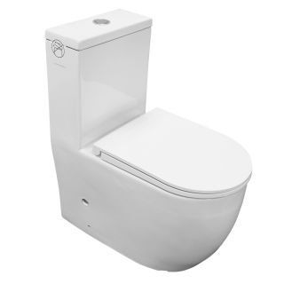 Унитаз-моноблок Azario Velluto AZ-6281 смыв торнадо с сиденьем микролифт